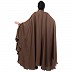 Designer Irani Kaftan with embroidery work- Light Brown